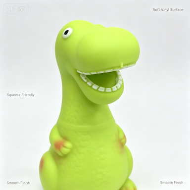 Cute Green Dinosaur Stress Relief Toy Soft Squishy Dino Figure for Kids & Adults