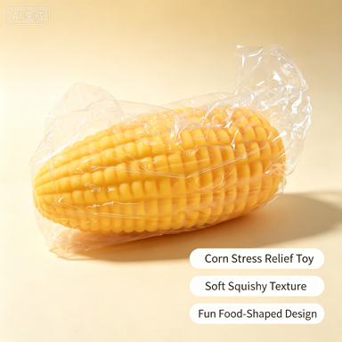 Corn Stress Relief Toy Soft Squishy Food-Shaped Fidget Toy