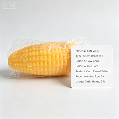 Corn Stress Relief Toy Soft Squishy Food-Shaped Fidget Toy